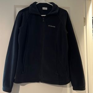 Black Columbia zip up Jacket size medium